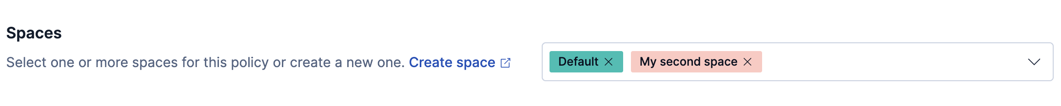 Policy in multiple spaces Policy in multiple spaces