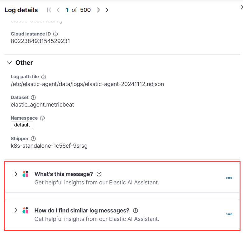 Observability AI assistant logs prompts Observability AI assistant logs prompts